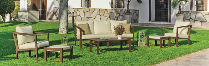 Acapulco Aluminium Garden Sofa Set