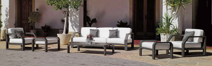 Zafiro Aluminium Garden Sofa Set