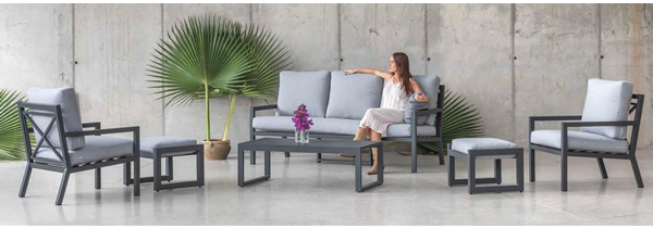 Dounvil Aluminium Garden Sofa Set