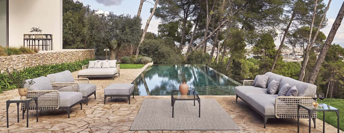 Skyline Design Ribs Luxury Garden Sofa Set