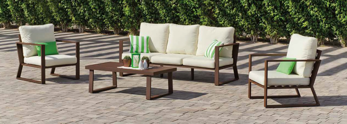 Bolonia Aluminium Garden Sofa Set