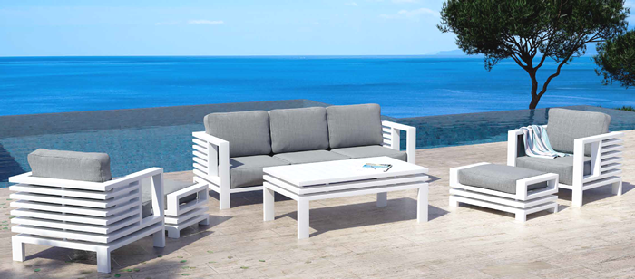 Caledonia Aluminium Garden Sofa Set