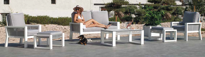 Gala Aluminium Garden Sofa Set