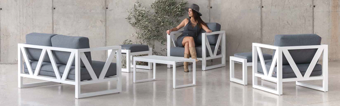 Ventus Aluminium Garden Sofa Set