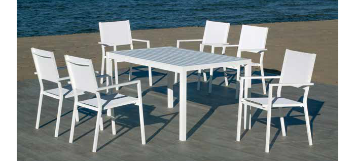 Hevea Aluminium Top Outdoor Dining Sets