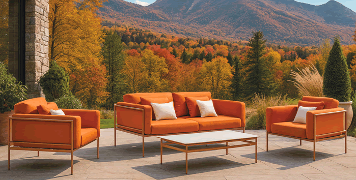 Andros Aluminium Garden Sofa Set