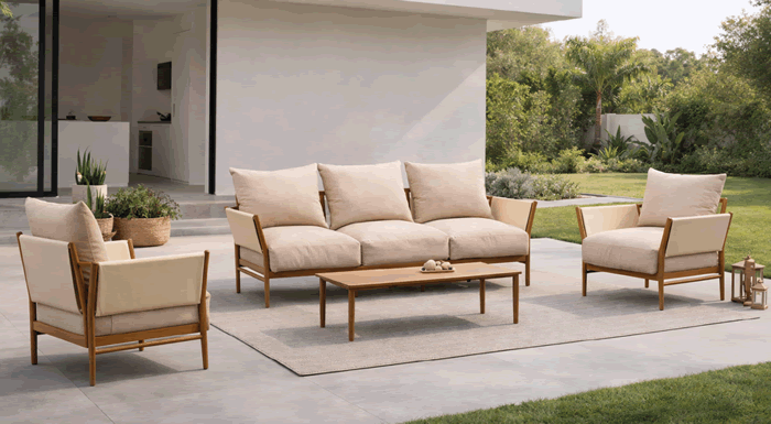 Arenas Aluminium Garden Sofa Set