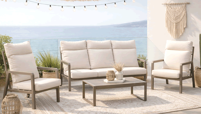 Haston Aluminium Garden Sofa Set