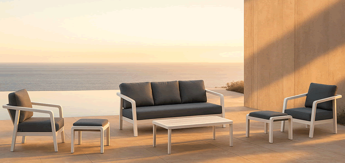 Lievan Aluminium Garden Sofa Set