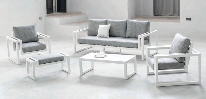 Llaker Aluminium Garden Sofa Set