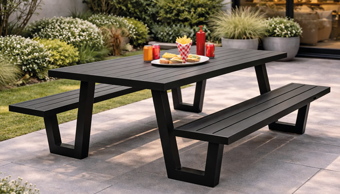 Hevea Aluminium Top Outdoor Dining Sets