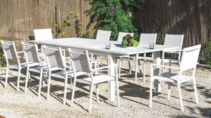 Hevea Aluminium Top Outdoor Dining Sets