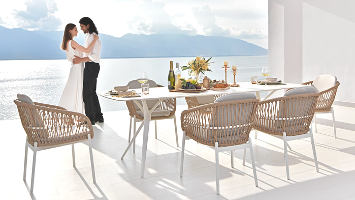 Joenfa Agua Del Mar Bari Dining Set