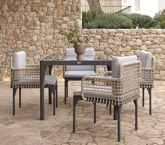 Skyline Design Ribs Dining Set 