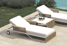 Fano Aluminium Sun Lounger